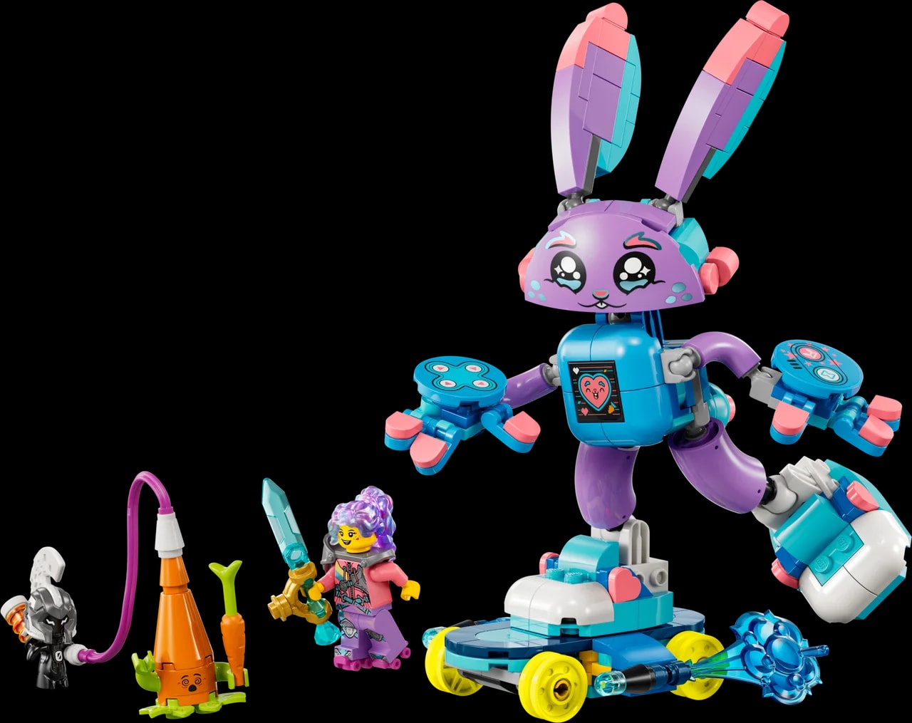 Izzie and Bunchurro the Gaming Bunny LEGO-set