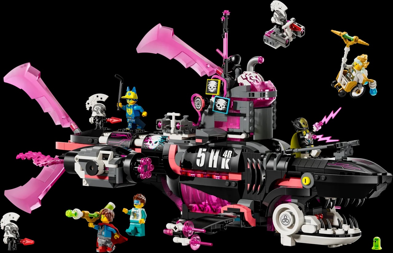Nachtmerrie haaienonderzeeër LEGO-set