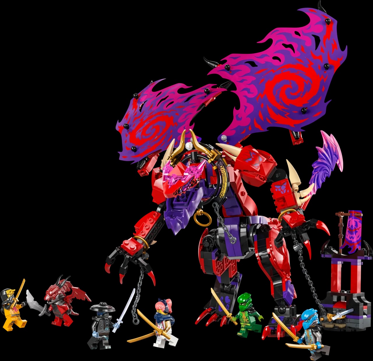 Bliksemtand Draak van Chaos LEGO-set