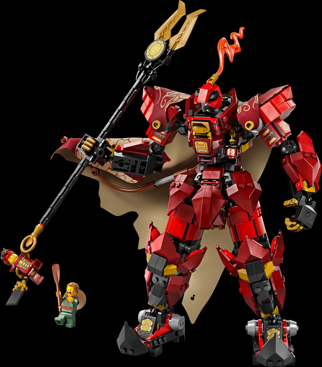 De vuurriddermecha LEGO-set