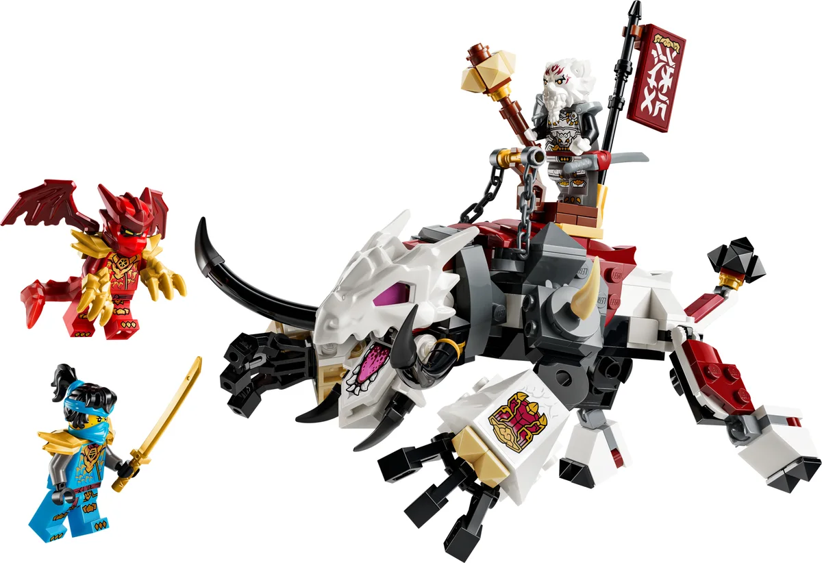 Zilvar en Grimtak het Drakenbeest LEGO-set
