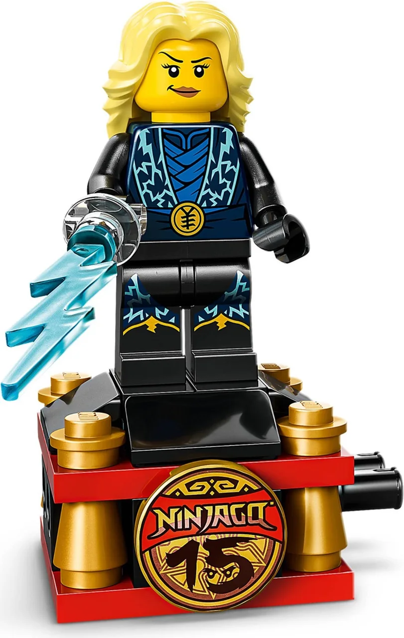15-jarig jubileum: Display met ninjapersonages LEGO-set afbeelding 2