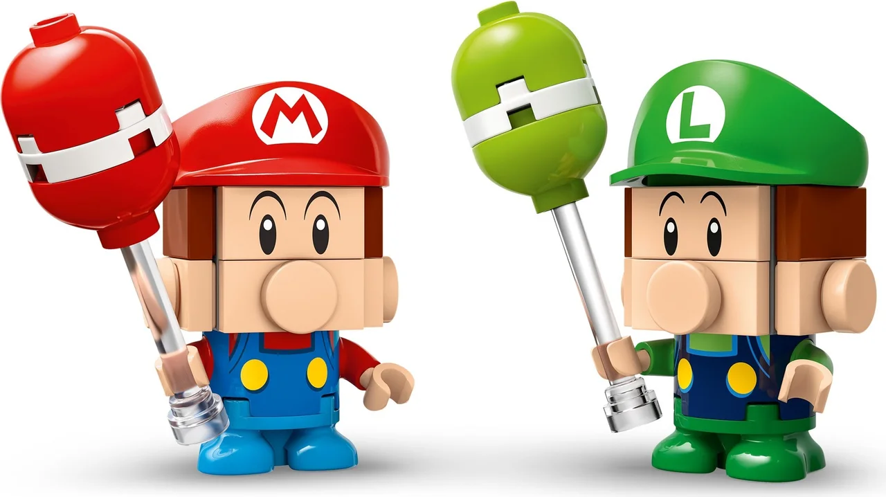 Mario Kart – Baby Mario vs. Baby Luigi LEGO-set afbeelding 2
