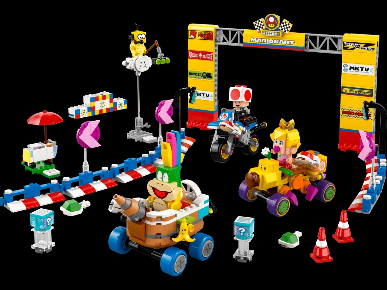 Mario Kart - Baby Peach & Grand Prix Set LEGO-set