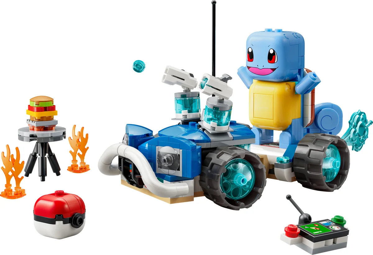 SMART Play: Trainer's Buggy Adventure with Squirtle LEGO-set
