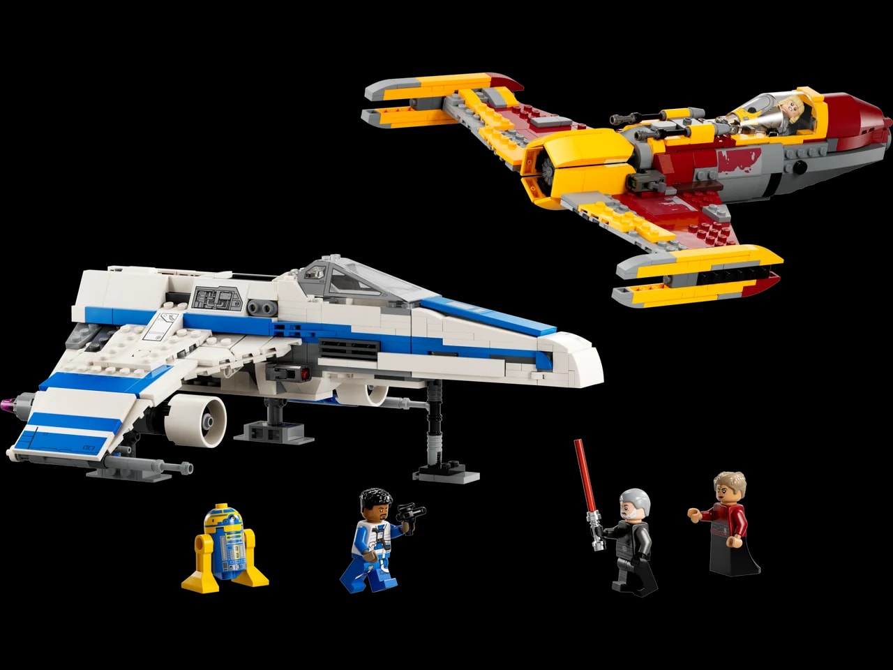 New Republic E-Wing vs. Shin Hati’s Starfighter LEGO-set