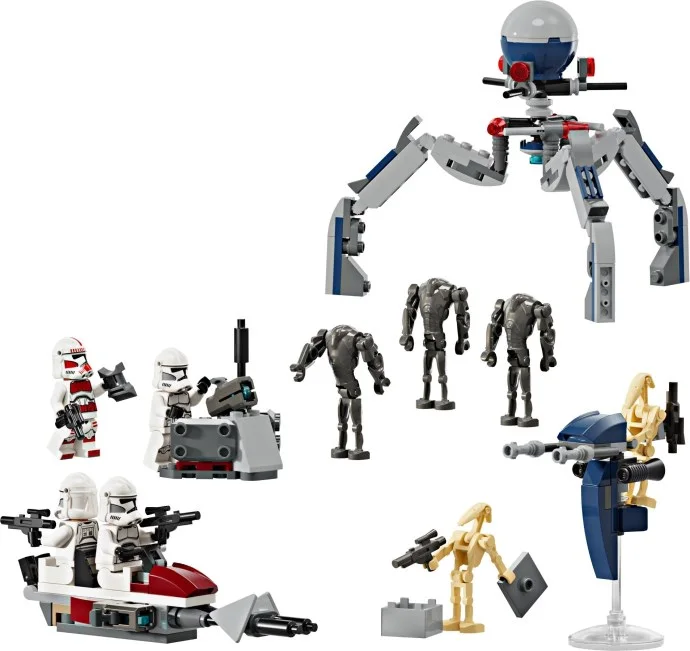 Clone Trooper & Battle Droid Battle Pack LEGO-set afbeelding 2
