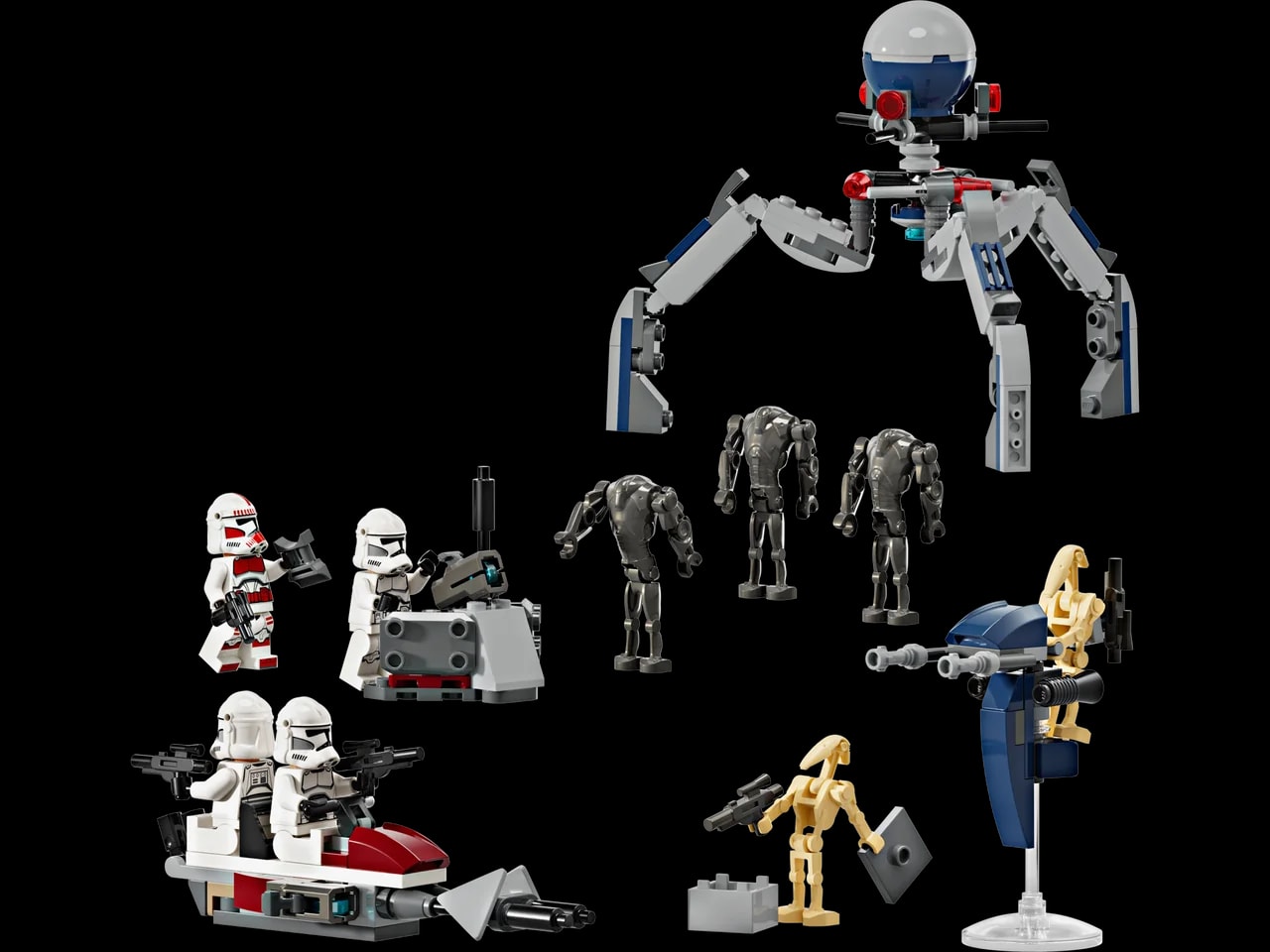Clone Trooper & Battle Droid Battle Pack LEGO-set