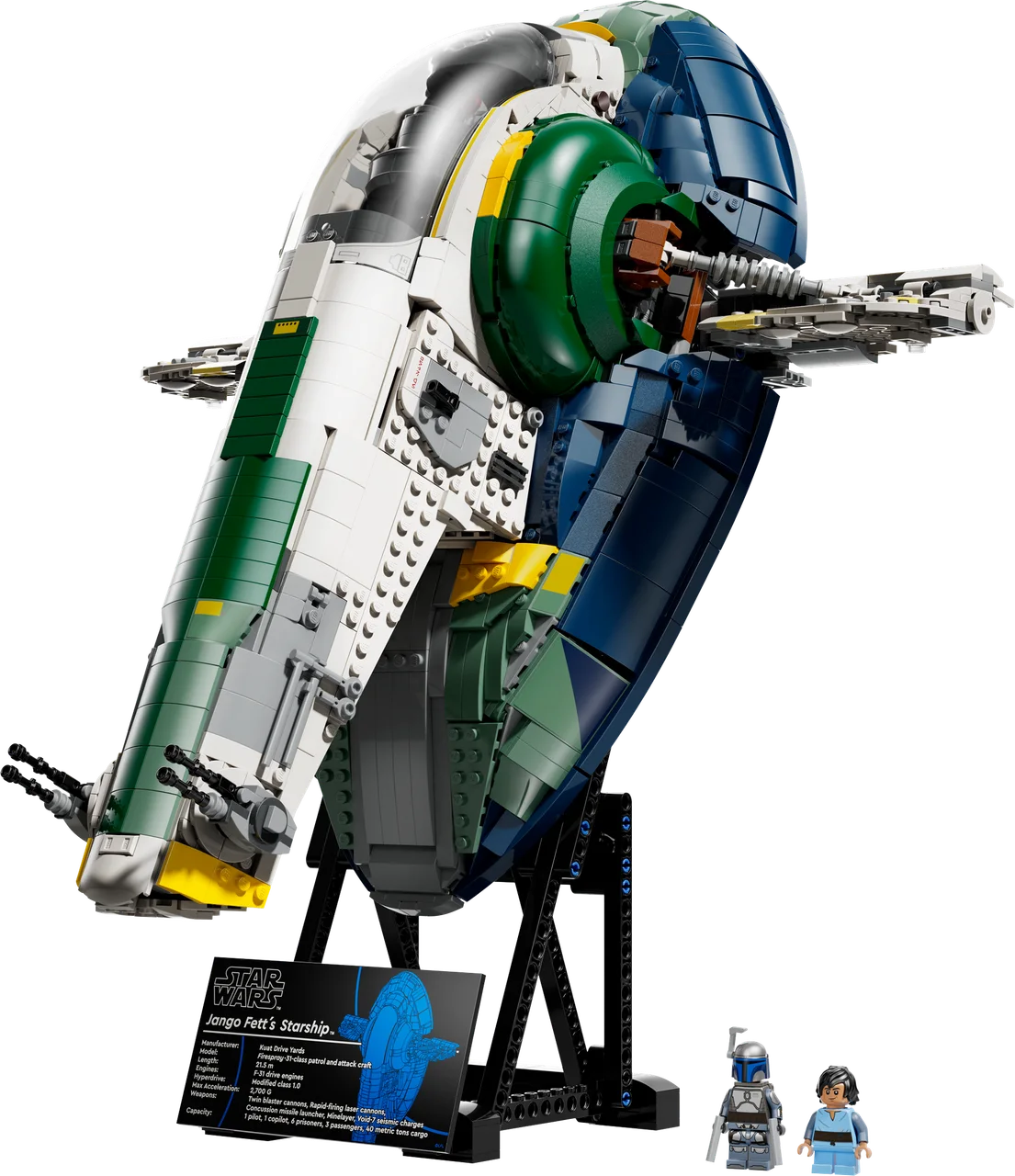 Jango Fetts Firespray-class ruimteschip LEGO-set