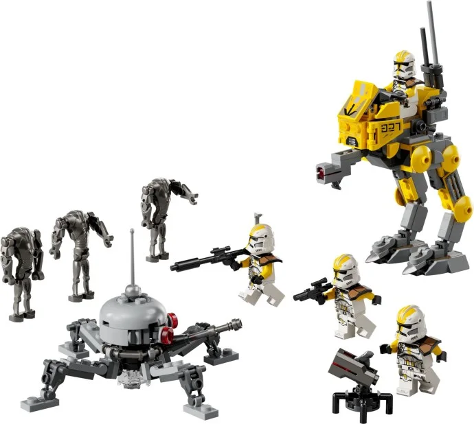 327th Star Corps Clone Troopers Battle Pack LEGO-set afbeelding 2