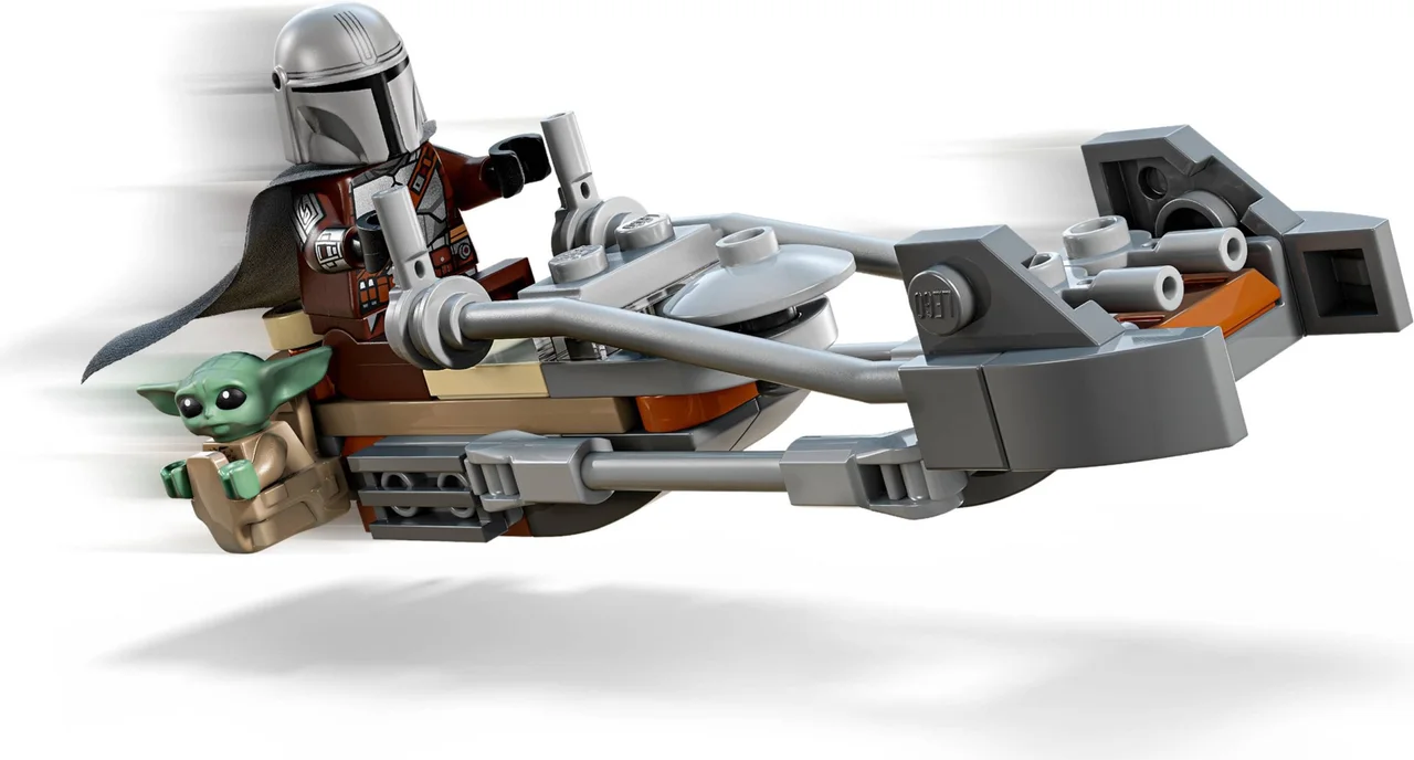 The Mandalorian & Grogu's Speeder Bike LEGO-set afbeelding 2