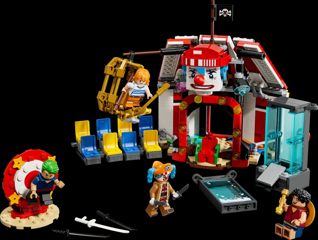 Circustent van Buggy de Clown LEGO-set