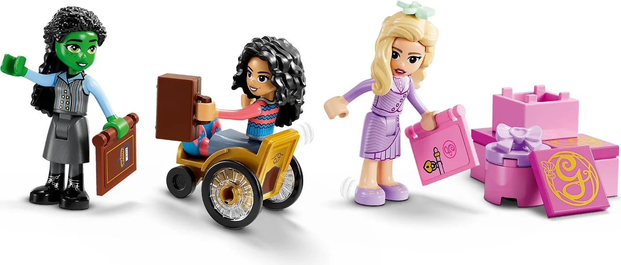 Glinda, Elphaba & Nessarose at Shiz Uni LEGO-set afbeelding 2