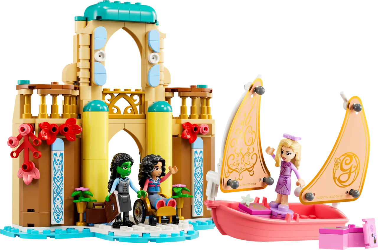 Glinda, Elphaba & Nessarose at Shiz Uni LEGO-set