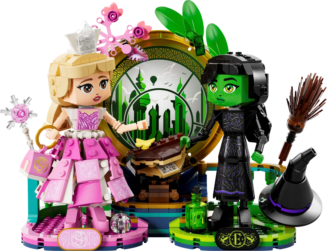 Elphaba en Glinda figuren LEGO-set