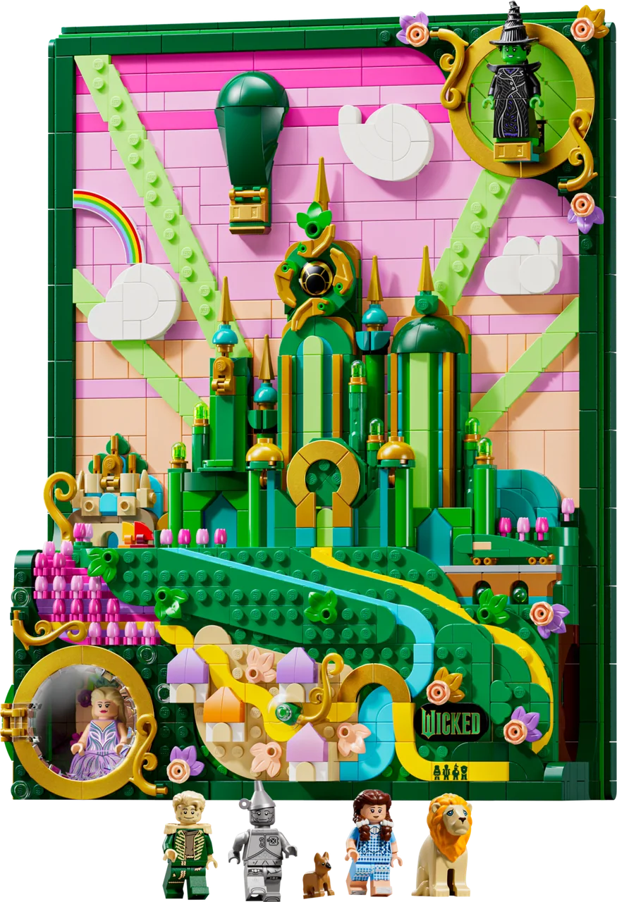 Emerald City muurkunst LEGO-set