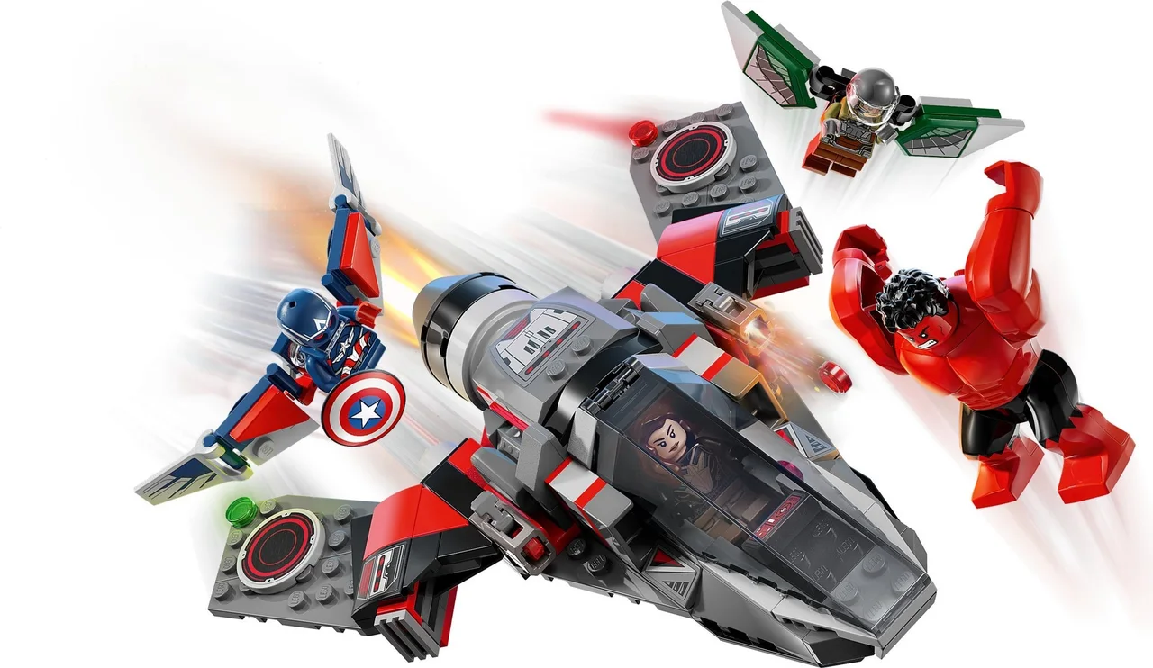 Captain America vs. Red Hulk Battle LEGO-set afbeelding 2