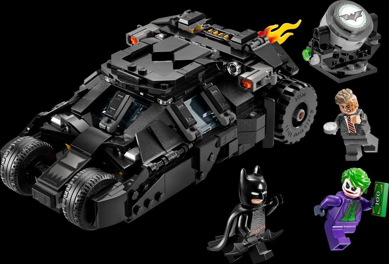 Batman Tumbler vs. Two-Face en The Joker LEGO-set