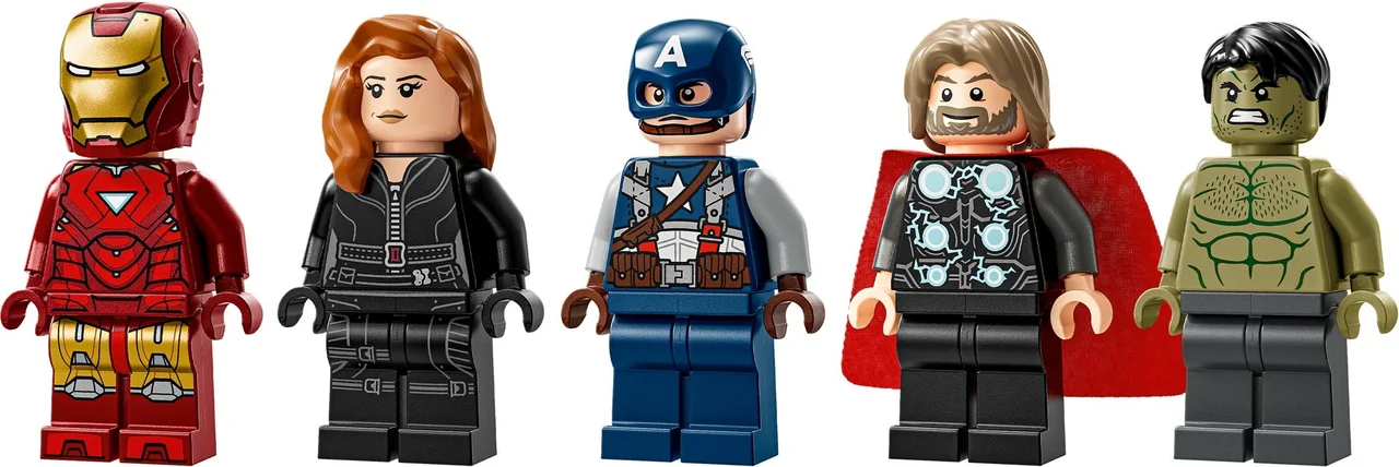 MARVEL logo en minifiguren LEGO-set afbeelding 2