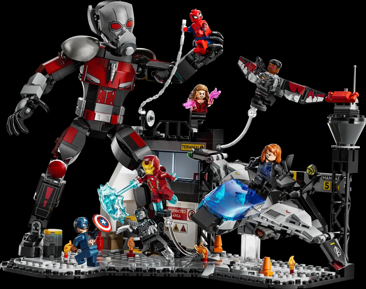 Captain America: Civil War actiescène LEGO-set