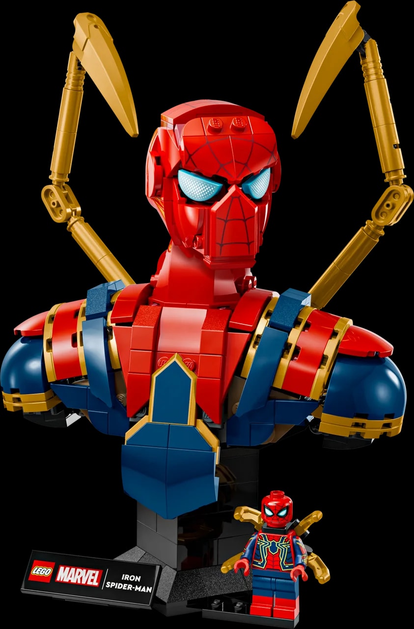 Iron Spider-Man buste LEGO-set