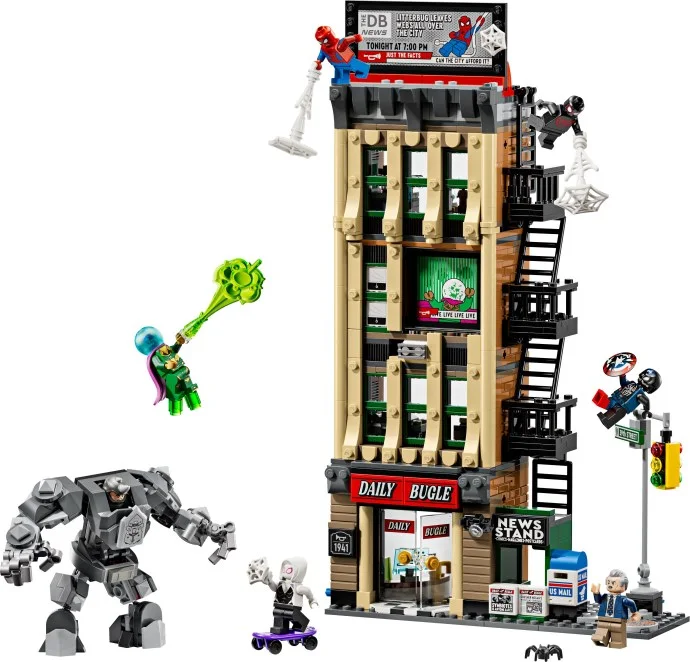 Spider-Man vs. Mysterio: de Daily Bugle LEGO-set afbeelding 2
