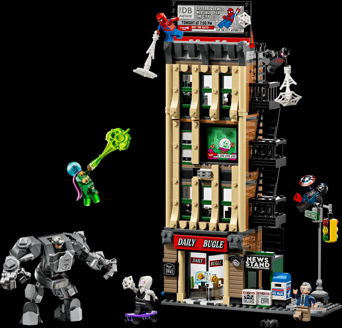Spider-Man vs. Mysterio: de Daily Bugle LEGO-set