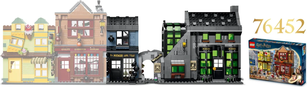 Verdonkeremaansteeg tovenaarswinkels LEGO-set afbeelding 2