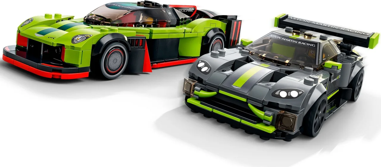 Aston Martin Valkyrie AMR Pro and Aston Martin Vantage GT3 LEGO-set afbeelding 2