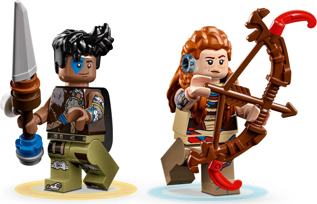 Aloy & Varl vs. Shell-Walker & Sawtooth LEGO-set afbeelding 2
