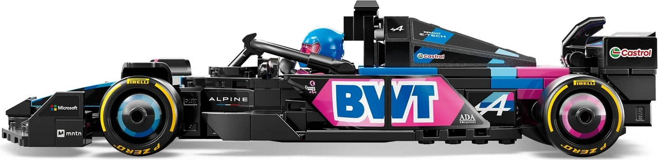 BWT Alpine F1 Team A524 racewagen LEGO-set afbeelding 2