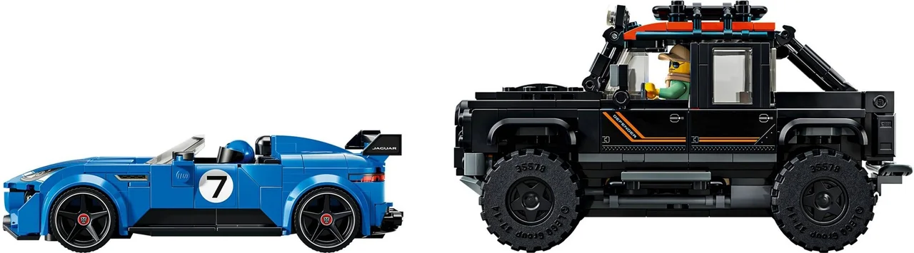 Jaguar Project 7 & Land Rover Defender LEGO-set afbeelding 2