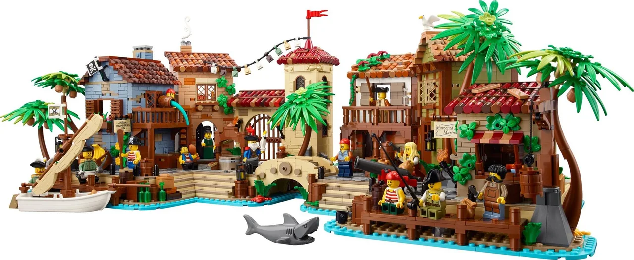 De schurken van Schildpadeiland LEGO-set