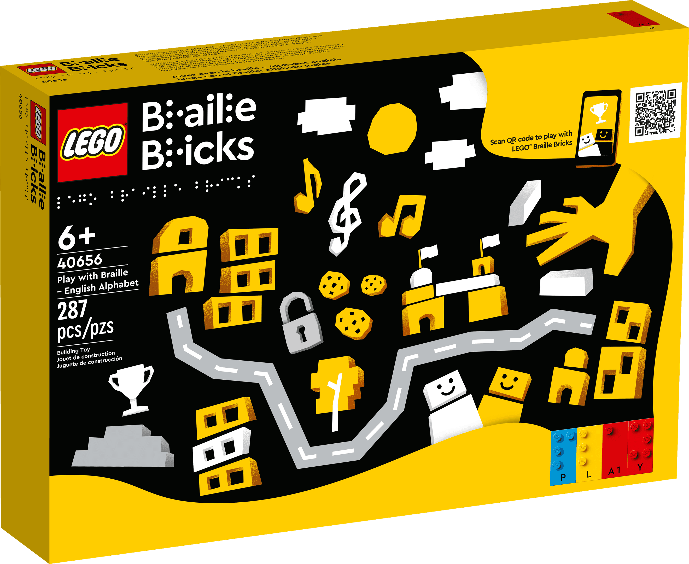 Spelen met braille - Engels alfabet LEGO-set