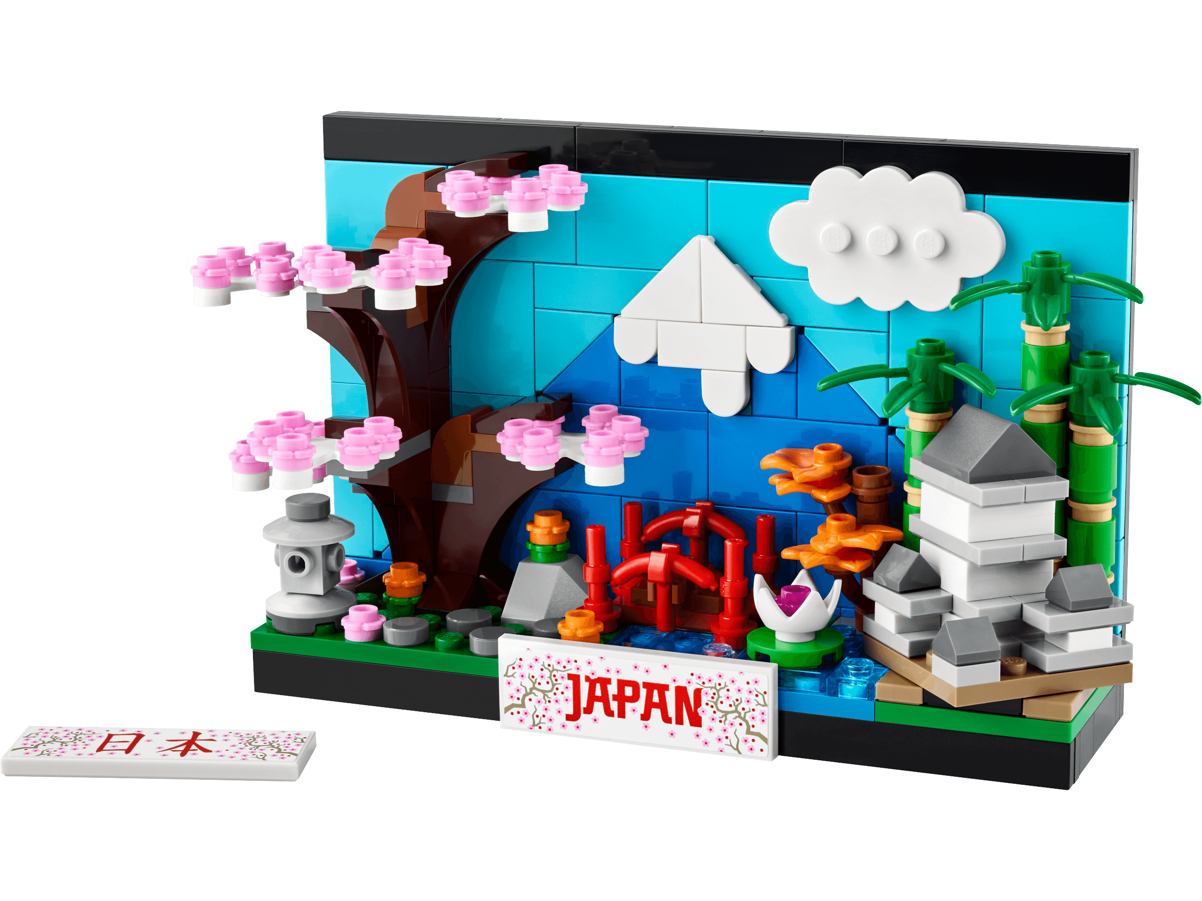 Ansichtkaart van Japan LEGO-set