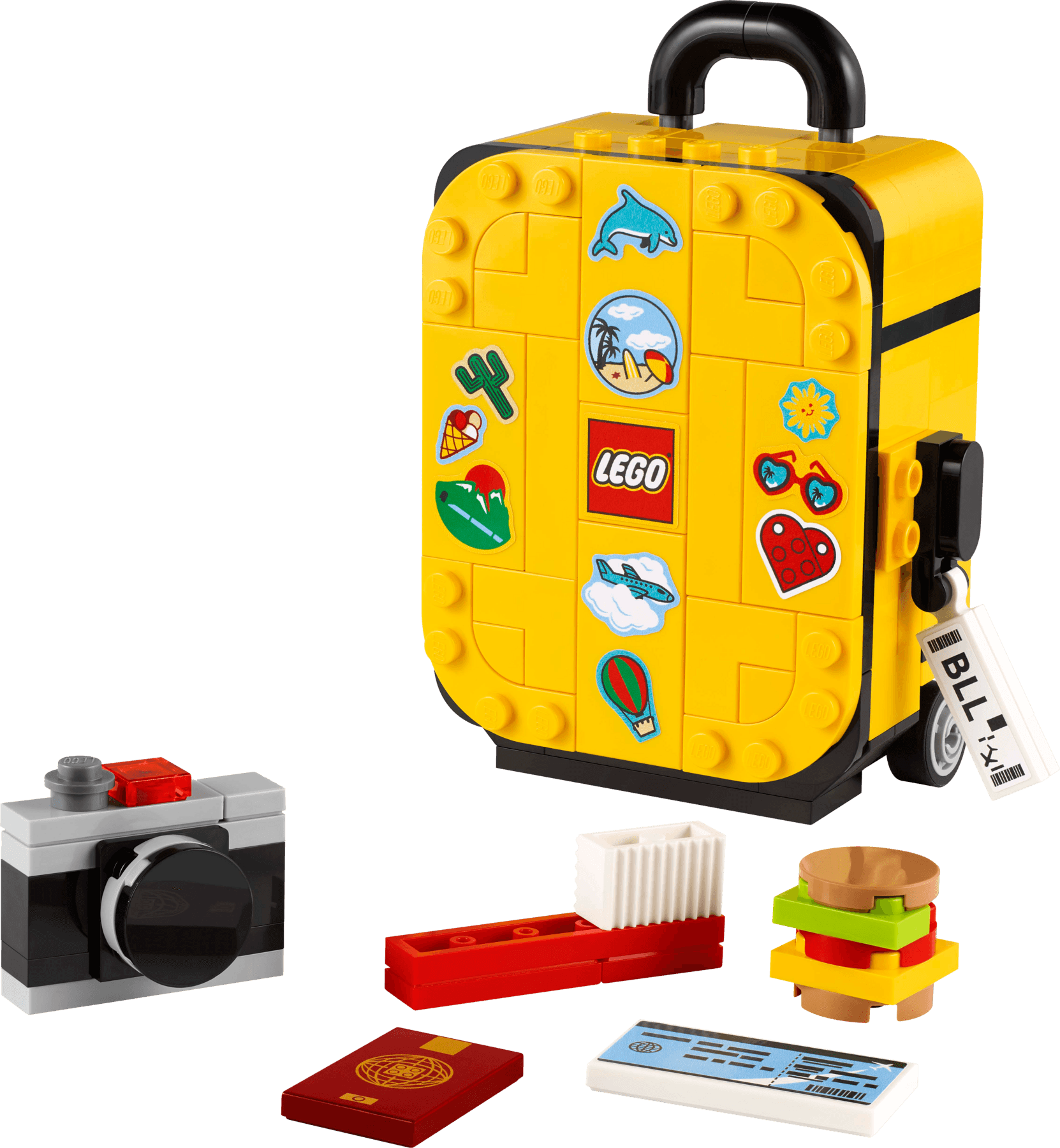 Gele koffer LEGO-set
