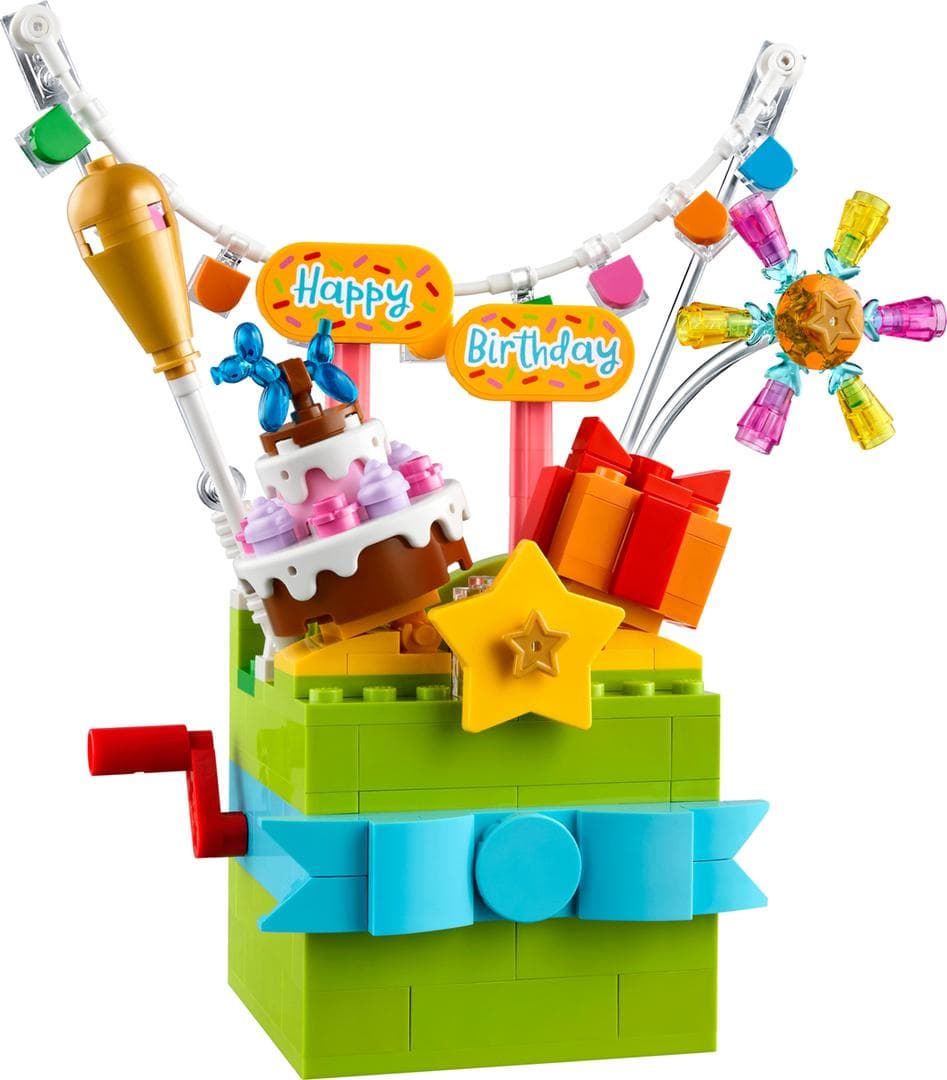 Verjaardagscadeauverpakking LEGO-set