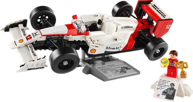 McLaren MP4/4 en Ayrton Senna LEGO-set