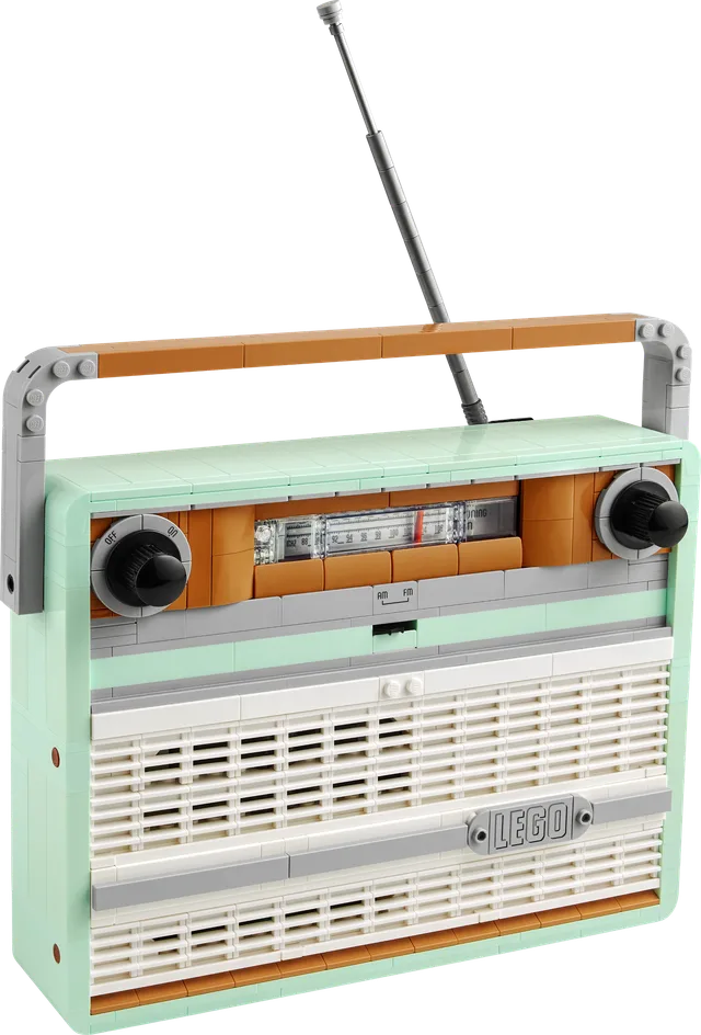 Retro radio LEGO-set