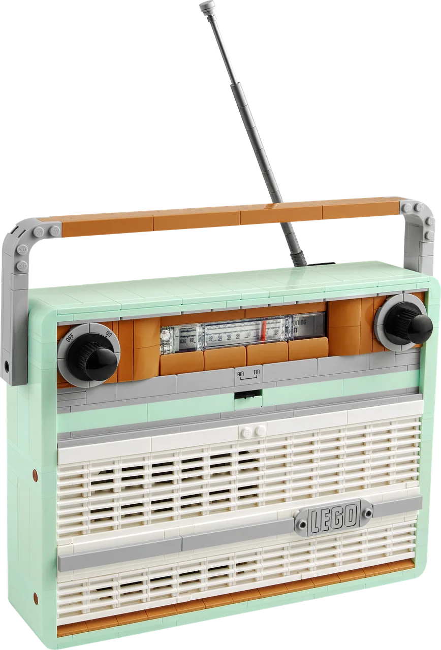 Retro radio LEGO-set