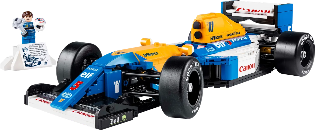 Williams Racing FW14B en Nigel Mansell LEGO-set