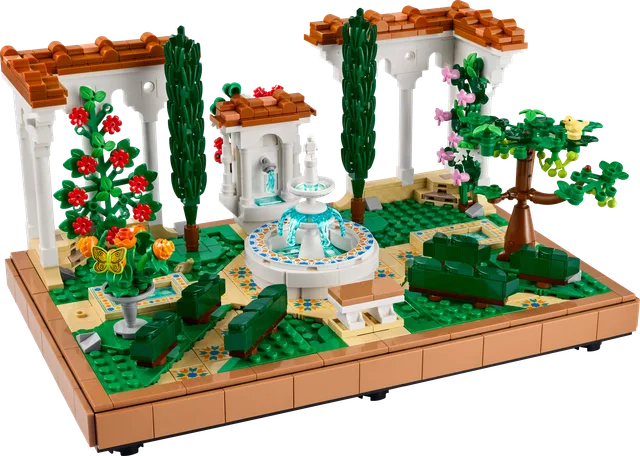Tuin met fontein LEGO-set