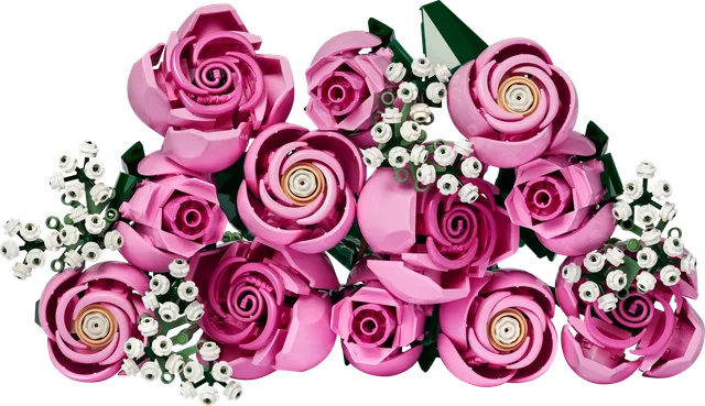 Roze rozenboeket LEGO-set