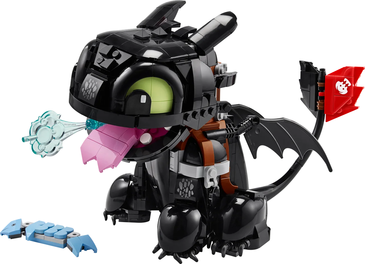 Hoe tem je een draak: Tandloos LEGO-set