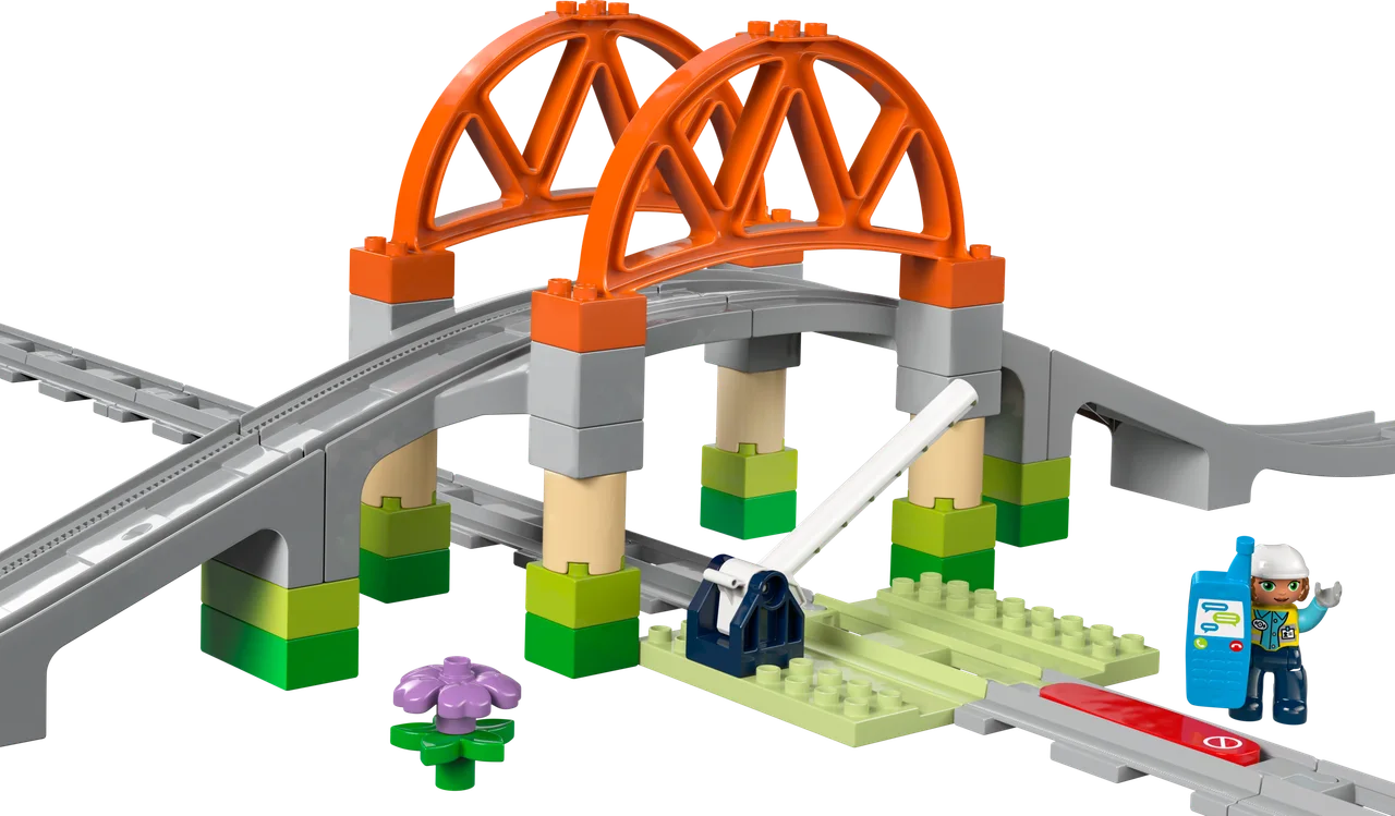 Treinbrug en rails uitbreidingsset LEGO-set