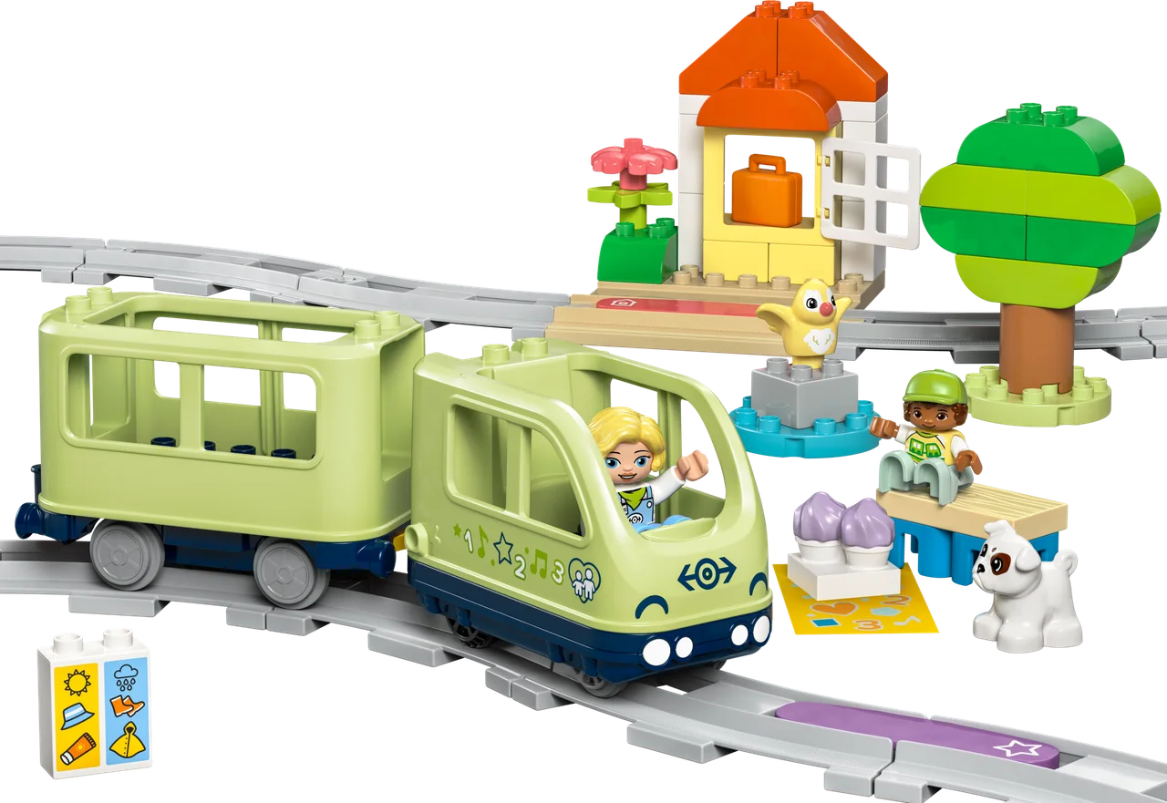 Interactieve avonturentrein LEGO-set