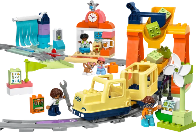 Grote interactieve buurttrein LEGO-set