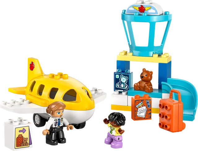 Voor het eerst op het vliegveld LEGO-set