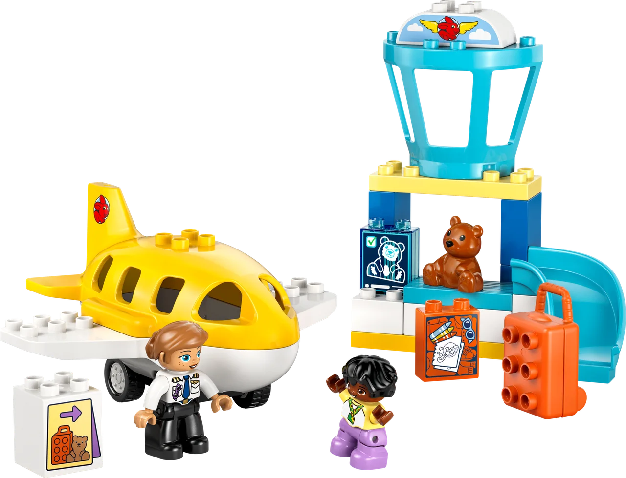 Voor het eerst op het vliegveld LEGO-set