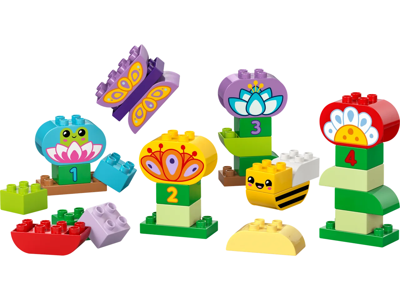 Creatieve bloementuin LEGO-set